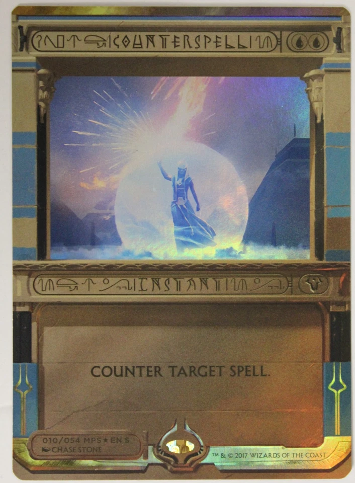 Counterspell - Masterpiece Series: Amonkhet Invocations - Moderate Play English - Image 3 of 4