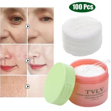 100X Korean Skincare Anti-Aging,Dark Spot&Wrinkle Minimizing Toner Pads Cleaning