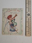 Vintage Happy New Year Greeting Card "Yer dern tootin!" — photo 3