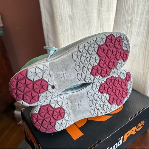 Chaussures de travail Timberland PRO Day One Safety Drivetrain bout composite baskets bleues - Photo 7/8