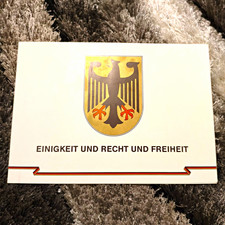 BRD Ersttagsblatt Einigkeit und Recht und Freiheit mit Ersttagsstempel