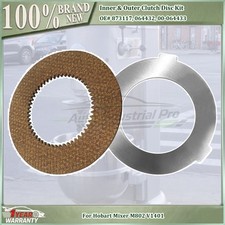 For Hobart Mixer M802 V1401 NEW 2PCS Inner & Outer Clutch Disc Kit 873117 064432