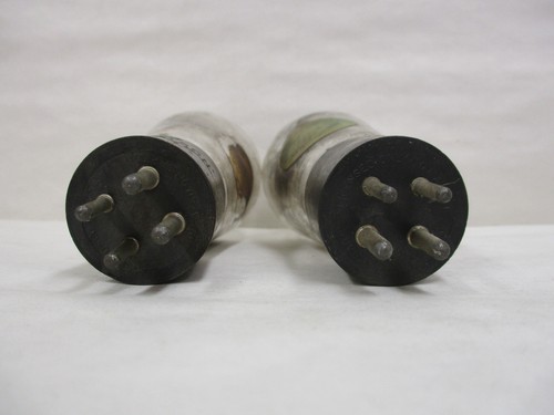 2 Globe / Balloon UX-245 RCA Radiotron Stamped Base Radio Tubes Electronic Parts - 第 5/11 張圖片