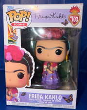 Funko Pop! 103 Frida Khalo - Frida Khalo, iconos pop con protector pop*