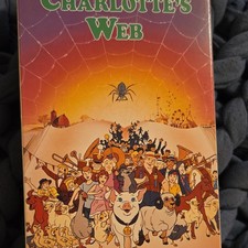 Paramount Charlotte's Web VHS 1973 Debbie Reynolds Family Animation G Rated