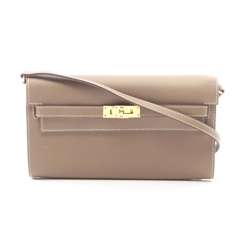 Hermes Kelly Shoulder Bag Beige #RCB4058
