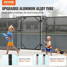 New Pool Fence Gate, 4 x 2.5 Ft, Easy DIY Installation Inground Pool Gate, Pool