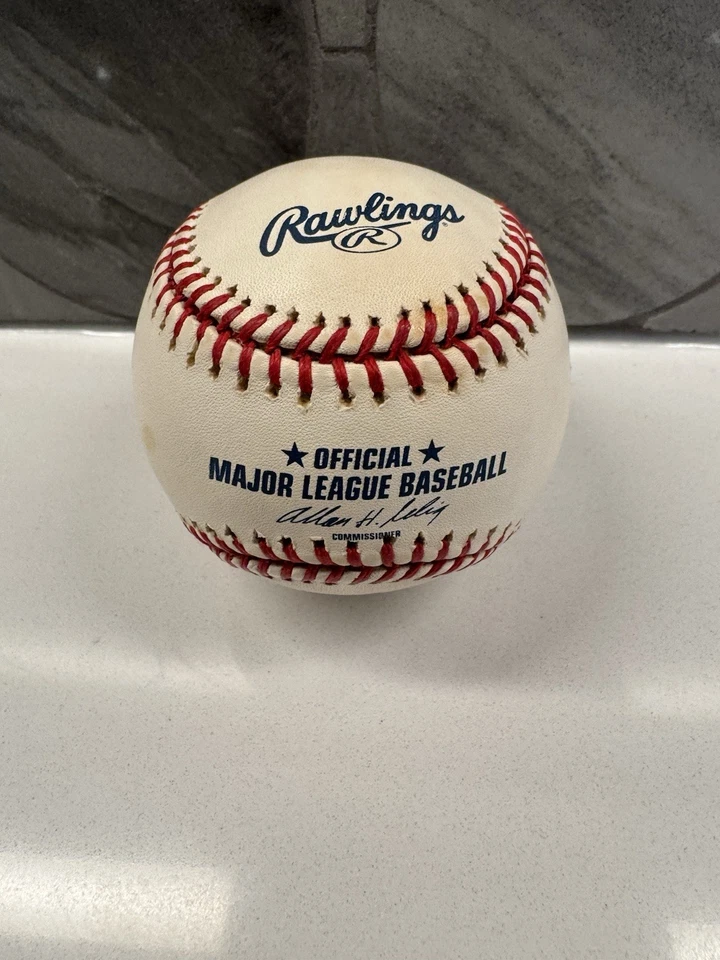 Ernie Banks Firmado Rawlings Oficial MLB Béisbol con Caja - Leyenda de los Cachorros de la Corte Foto 3 de 4