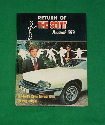 Vintage RETURN OF THE SAINT Cult Sci-fi TV UK ANNUAL Book 1979