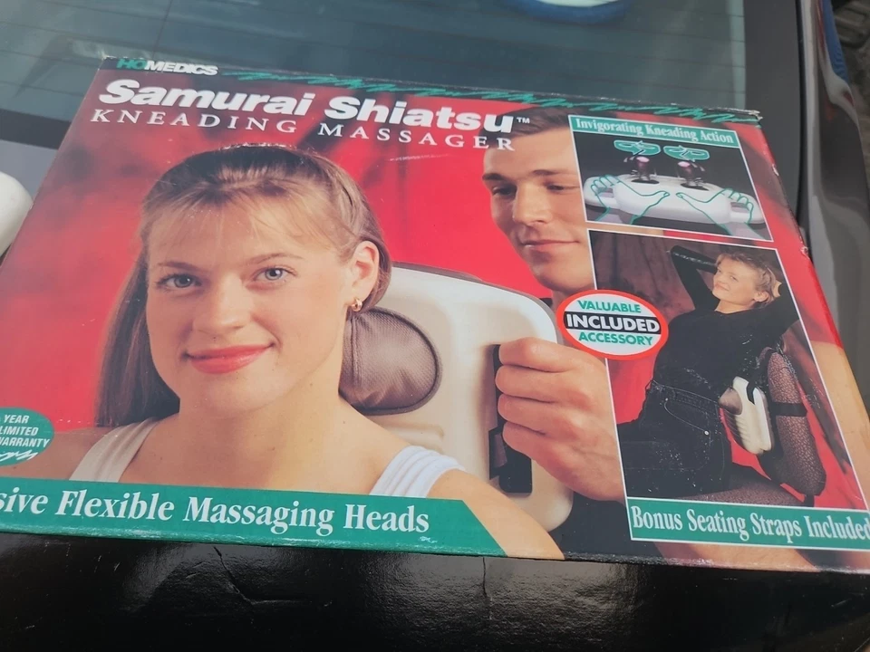 Masajeador cuello-hombro HoMEDICS Samurai PRO Shiatsu amasado profundo modelo SM-555 Foto 2 de 4