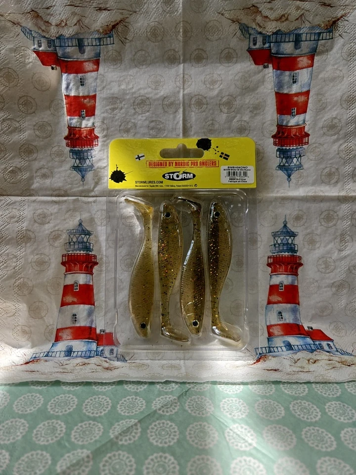 STORM BOOM SHAD 4PCS 10CM 8G Softbait Gummifisch  - Bild 2 von 2