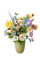 artplants Deko Blumenstrauß Feme, Bunt, 80Cm, Ø45Cm