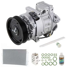 For Hyundai Santa Fe 2016 2017 A/C Kit w/ AC Compressor Condenser Drier DAC