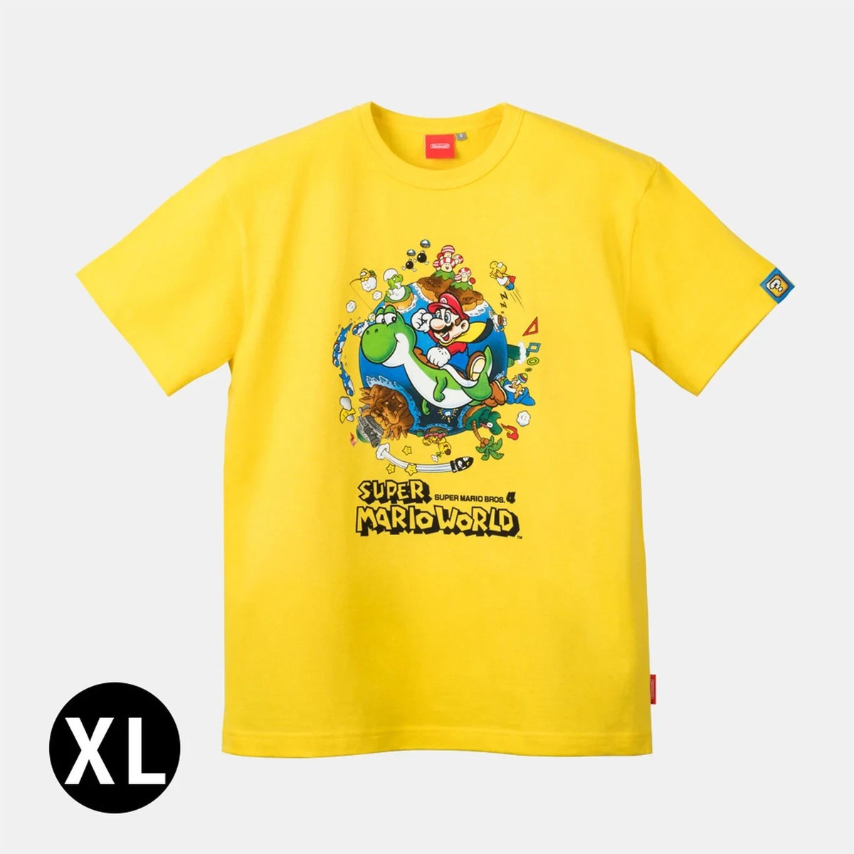 Nintendo TOKYO Exclusive Super Mario World T-Shirt Retro Package