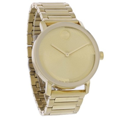 Movado Bold Evolution 2.0 Series Men's Gold Tone Quartz Watch 3601095