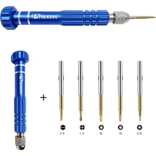 Multifunctional 5 in 1 Magnetic Screwdriver Kit S2 Steel for Eye