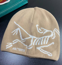 Arc'teryx Bird Head Toque Beanie   Beige Wool Knit Winter Hat Unisex Ski Cap NWT