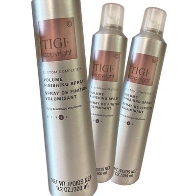 Tigi Copyright Volume Finishing Spray 9.2 oz - Pack of 3