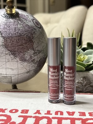 2 The Balm Meet Matt(e) Hughes Long-Lasting Liquid Lipstick Charming 0.07 oz
