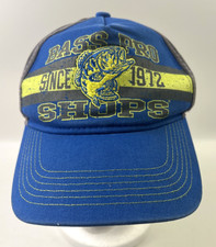 Youth Unisex Bass Pro Shops Blue/Gray/Yellow Baseball/Fishing Hat/Cap