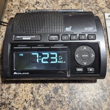 Midland Weather Radio WR 400 NOAA Emergency Alert Tested/Works With Manual