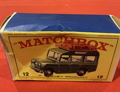 matchbox car box