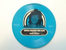 David Cassidy Welcome To My Club Record Tiger Beat Fan Club Flexi-Disc 33 RPM