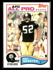 1982 Topps #222 Mike Webster - NM/MT+ Set Break - Sharp!