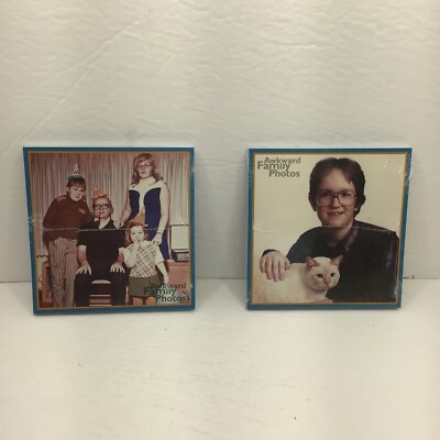 THE AWKWARD FAMILY PHOTOS Movie Line Caption Game Parts Lot Of 2 Card Set