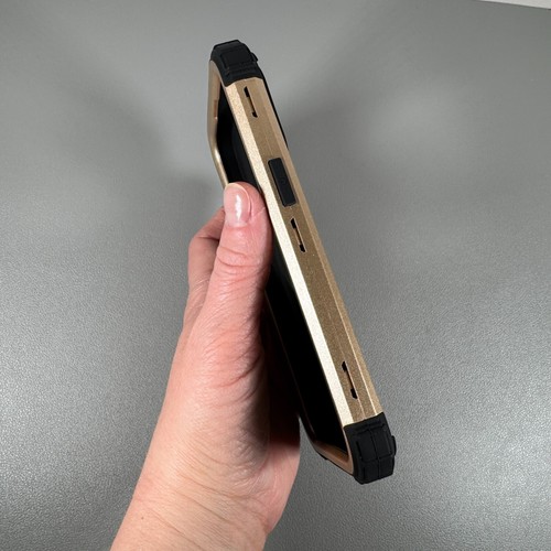 Funda para iPhone 14 Pro - Brillo Dorado Brillante | Funda Moda Doble Capa - Imagen 5 de 13
