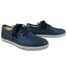 Travis Mathew Druskin Casual Golf Hybrid Shoes Mens Sz 9 M Blue Waxed Textile