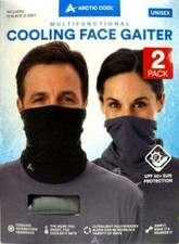Arctic Cool Cooling Multi Functional Face Gaiter UNISEX (2 pack)