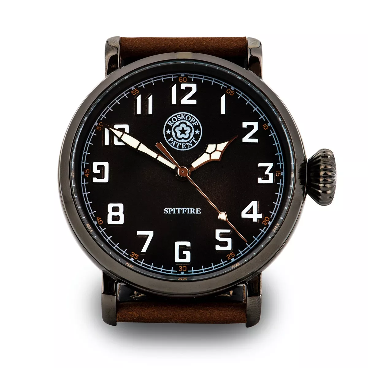 New Watch New Military Watch Roskopf WW2 Spitfire Stealth Pilots