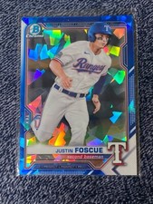 2021 Bowman Chrome Sapphire Edition #BCP-41 Justin Foscue