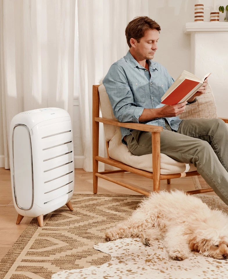 Purificador de aire inteligente Homedics C500, 4 en 1, verdadera filtración HEPA para grandes espacios Foto 2 de 4