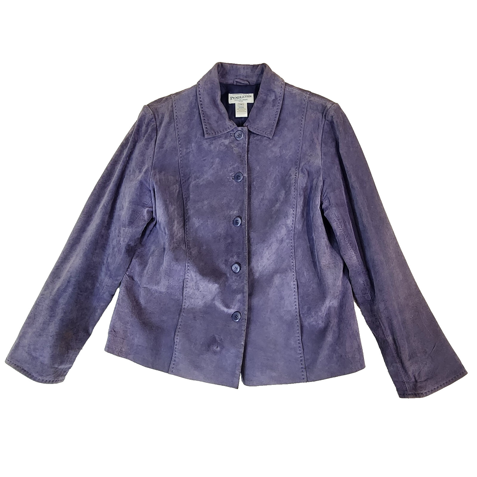 Pendleton Womens Button Up Jacket Petite Medium P… - image 1