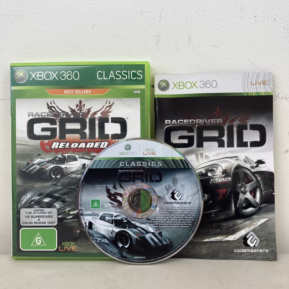 Jogo para Xbox 360, Grid 2, Semi-Novo