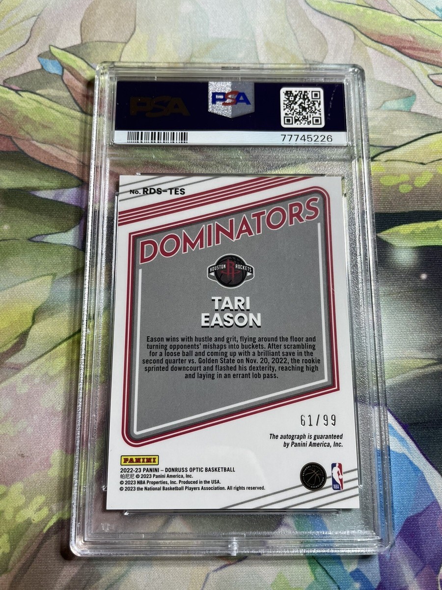 TARI EASON 2022-23 Donruss Optic Dominators Auto Rookie RC TARI EASON 2022-23 Donruss Optic Dominators Auto Rookie RC