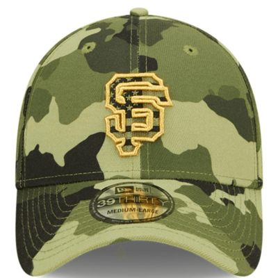 New Era San Francisco Giants 39Thirty Fitted Hat Armed Forces Day Gold Camo S New Era San Francisco Giants 2026 Armed Forces Day 39THIRTY  main image 3
