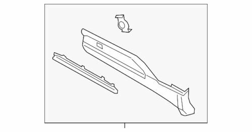 2020 Ford Explorer Rear Right Lower Molding OEM for sale online | eBay