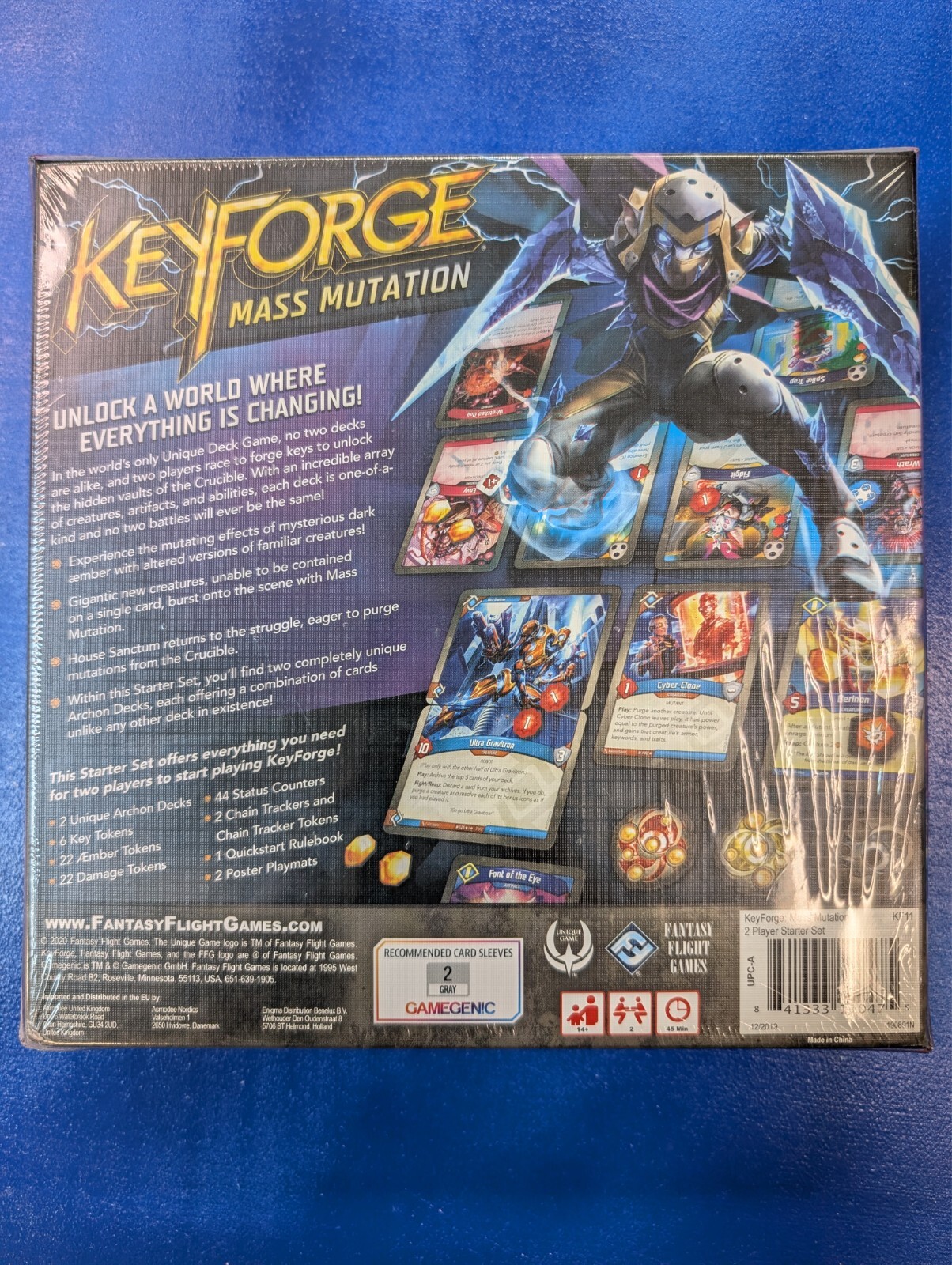 KeyForge: Mass Mutation 2 Player Starter Set Box by Fantasy Flight ...