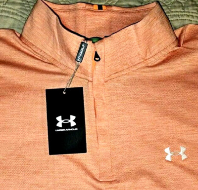 NEW UNDER ARMOUR, MENS SIZE XL, PLAYOFF 3.0 1/4-ZIP PULLOVER GOLF TOP-MSRP $80