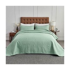 Oversized King Bedspreads 128x120 Lightweight Quilt Set for Extra Tall/Large ...