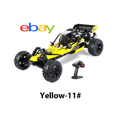 Rovan RC 1/5 Scale 29cc 5B Baja Buggy Gasoline Remote Control Yellow ...