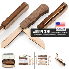 Woodpecker - DIY Folding Knife Kit - USA Design