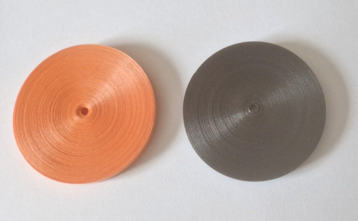Halloween Curling Ribbon 2 x 25m rolls 1 x Orange and 1 x Black
