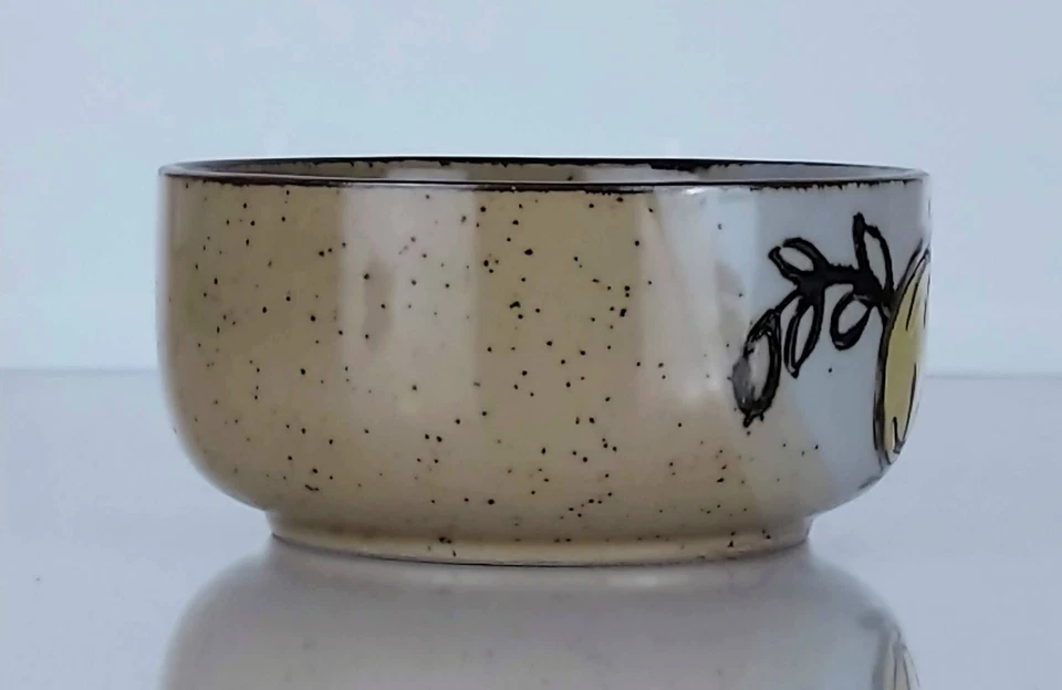 Cuenco de cerámica moteada vintage Ardco fina calidad Dallas Japón cebolla Foto 2 de 4