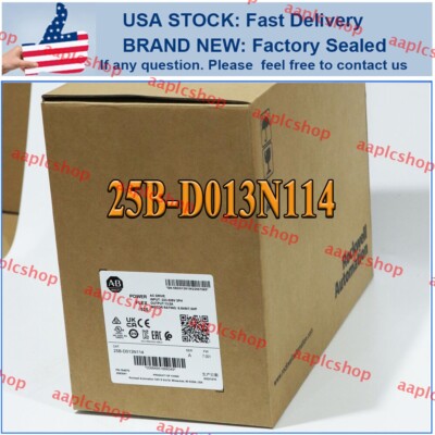NEW AB 25B-D013N114 PowerFlex 525 5.5kW 7.5Hp AC Drive Sealed 25BD013N114