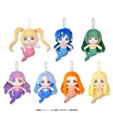 Mermaid Melody Pichi Pichi Pitch Pikonui Mini Plush Doll Set of 7 Japan 4in