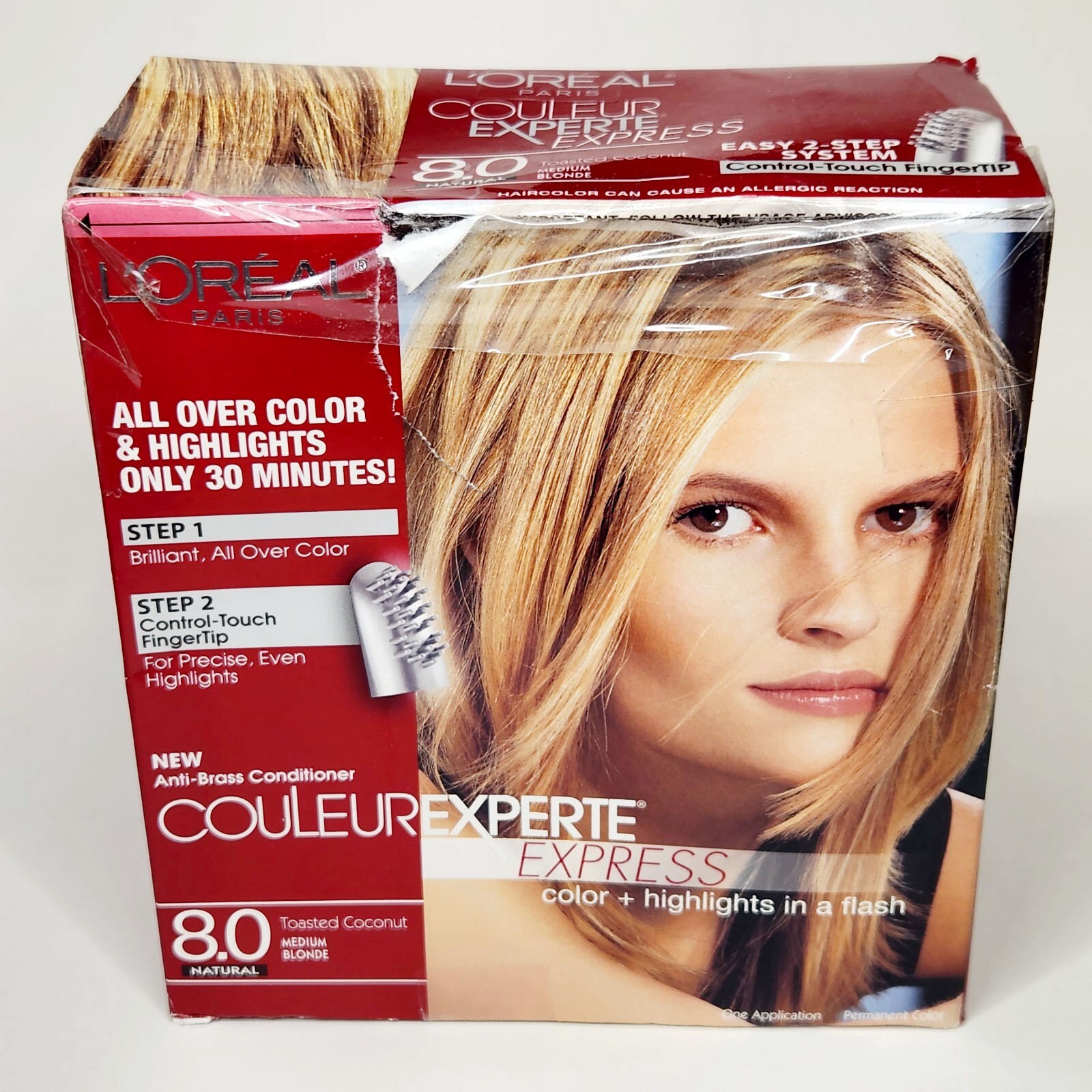 L'Oréal Paris Couleur Experte Hair Color and Highlights, Medium Blonde -  8.0 Toasted Coconut for sale online | eBay